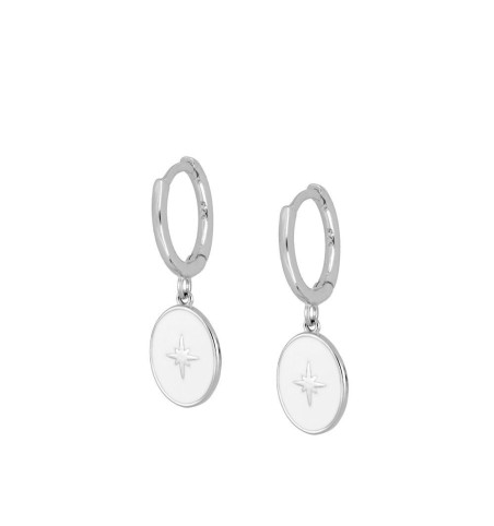 PENDIENTES GARVINA HOOPS SILVER | Bymarta.es