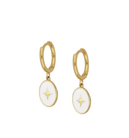 EARRING GARVINA HOOPS GOLD | Bymarta.es