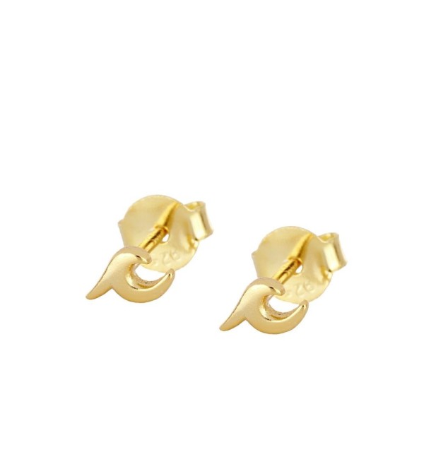 PENDIENTES OLA MINIS GOLD | Bymarta.es