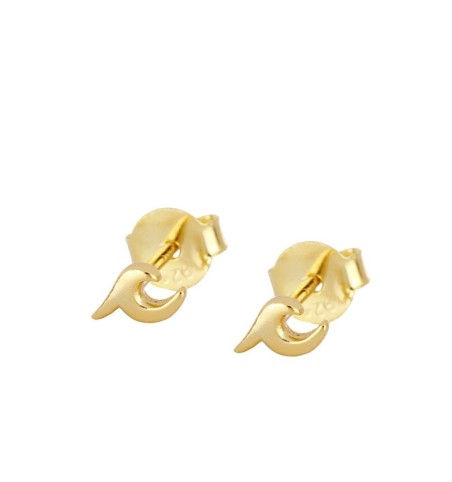 PENDIENTES OLA MINIS GOLD | Bymarta.es