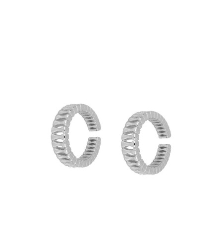 EAR CUFF AMALIA SILVER | Bymarta.es