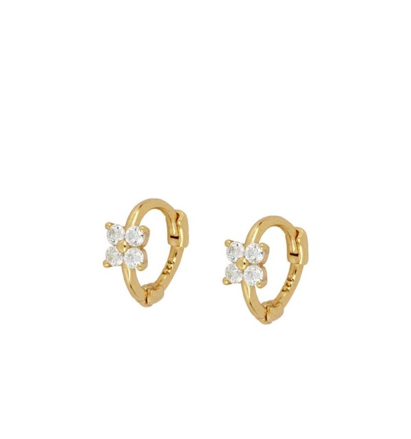 EARRING ADA HOOPS GOLD | Bymarta.es