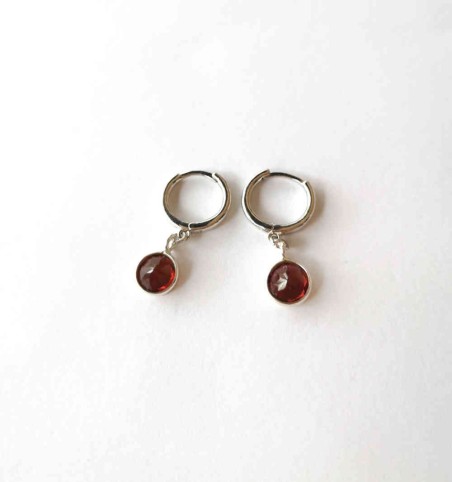 PENDIENTES SIMPLE WITH HOOPS SILVER | Bymarta.es