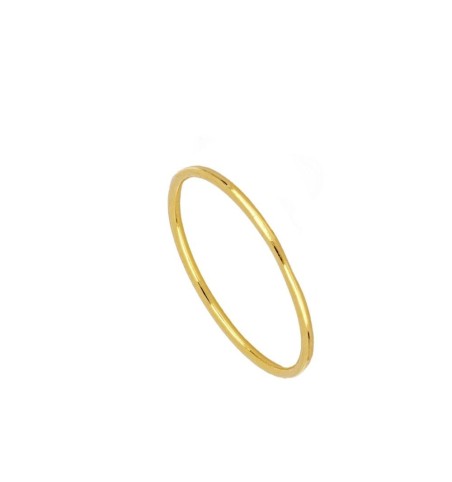 SMOOTH RING GOLD | Bymarta.es