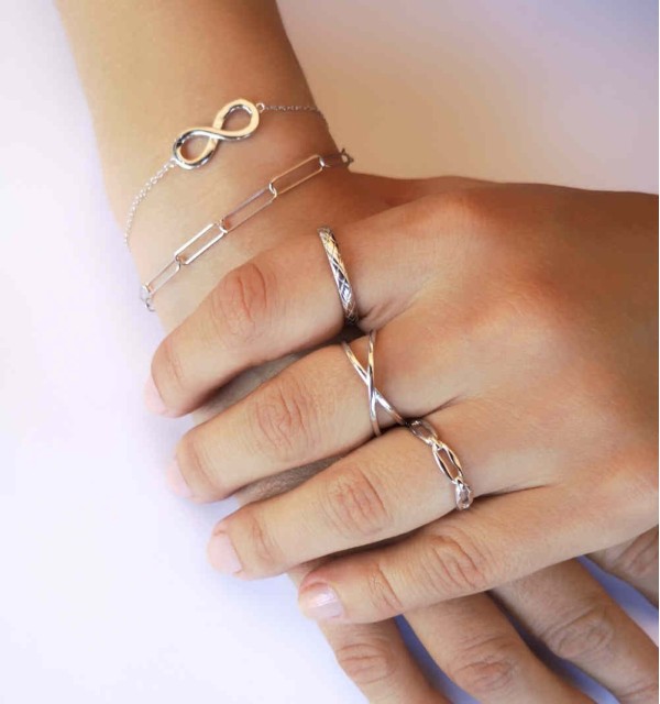 ANILLO LINKS SILVER | Bymarta.es