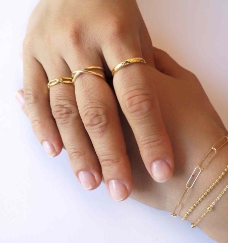 INFINITY OPEN RING GOLD | Bymarta.es