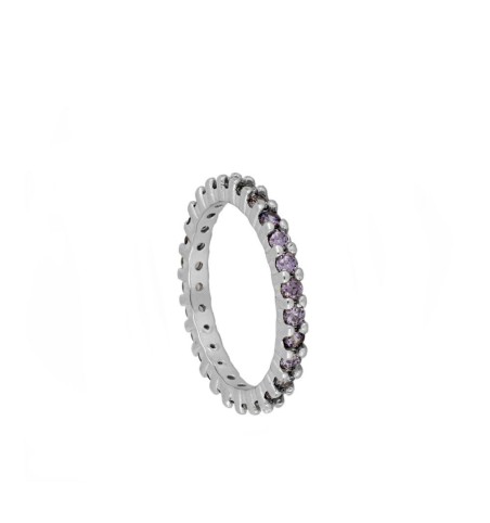 ANILLO ZURI LILAC SILVER | Bymarta.es
