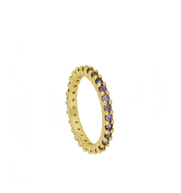 RING ZURI LILAC GOLD | Bymarta.es