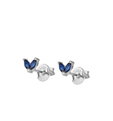 EARRING CELIA BLUE SILVER | Bymarta.es