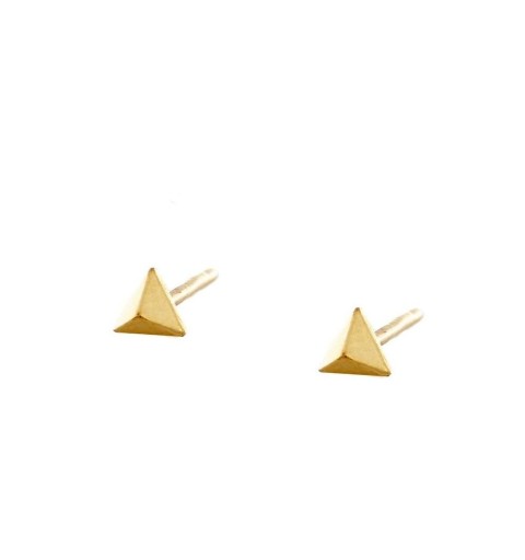 PENDIENTES TRES D MINIS GOLD | Bymarta.es