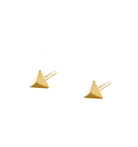 PENDIENTES TRES D MINIS GOLD | Bymarta.es