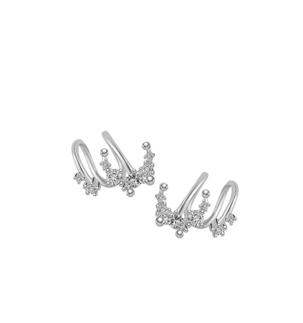 EAR CUFF ERICA SILVER | Bymarta.es