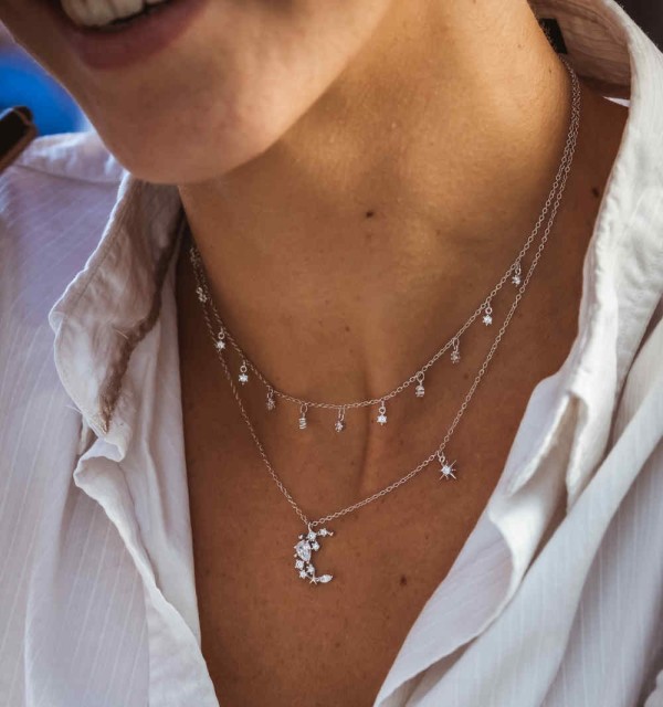 COLLAR MINIMUN STAR SILVER | Bymarta.es