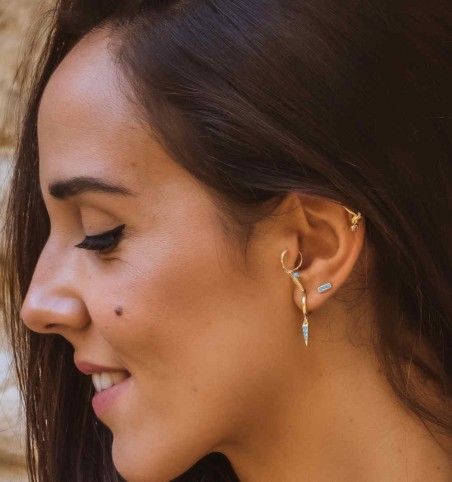 EARRING BLUEBELLE GOLD | Bymarta.es
