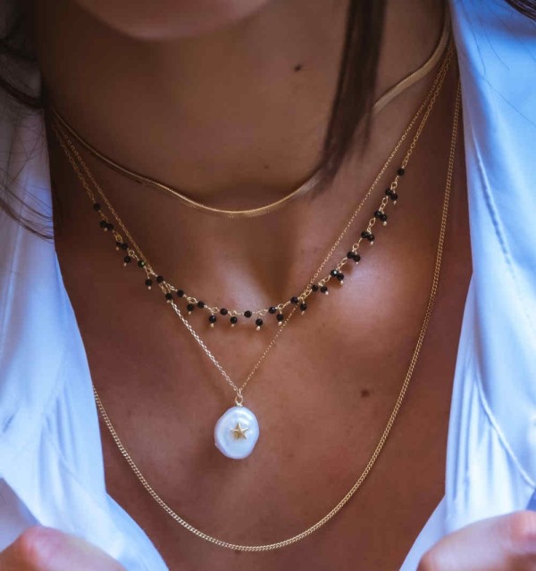 NECKLACE PLAISIR GOLD | Bymarta.es