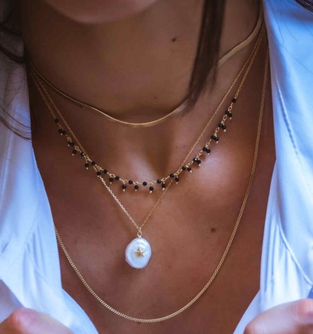 NECKLACE PLAISIR GOLD | Bymarta.es
