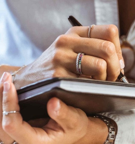 ANILLO ZURI SILVER | Bymarta.es