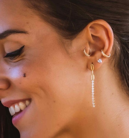 EAR CUFF DIANA GOLD | Bymarta.es