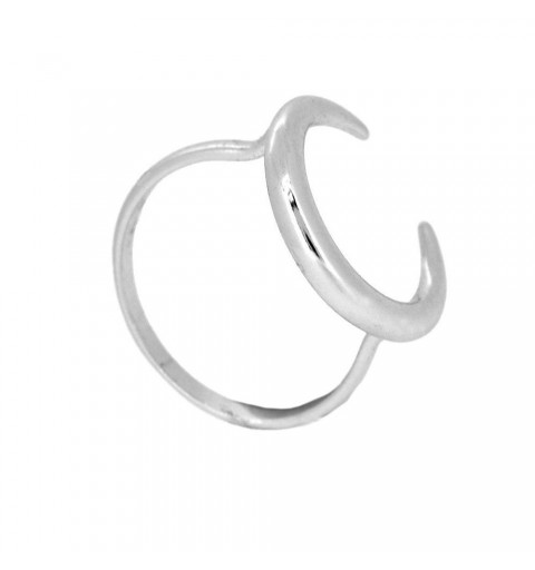 MOON RING SILVER