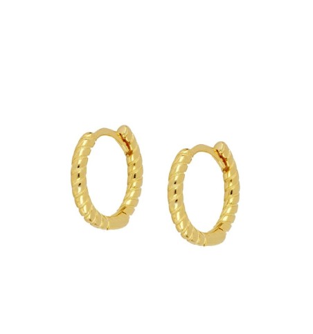 PENDIENTE ADALIS HOOPS GOLD | Bymarta.es