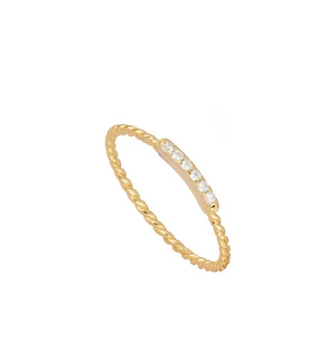 ANILLO JOANA GOLD | Bymarta.es