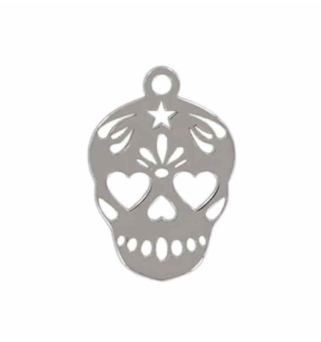 SKULL  CHARM  SILVER | Bymarta.es