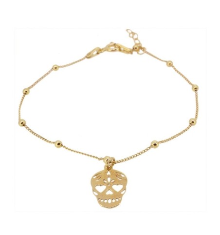 SKULL CHARM GOLD | Bymarta.es