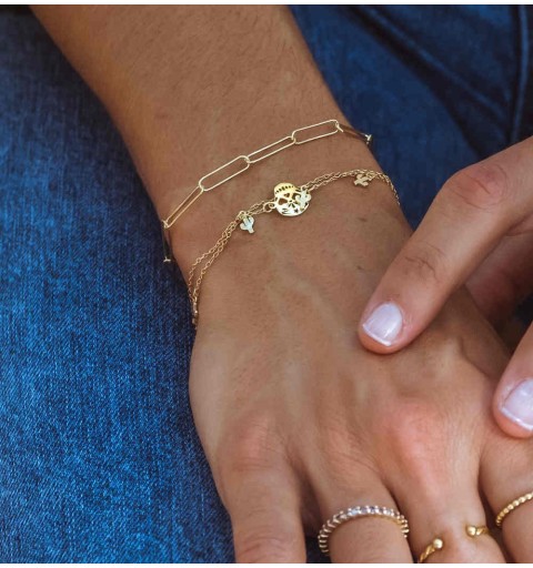 SKULL CHARM GOLD | Bymarta.es 2