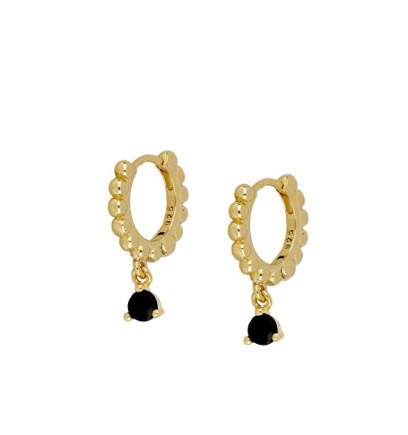 EARRING KEIRA HOOPS GOLD | Bymarta.es