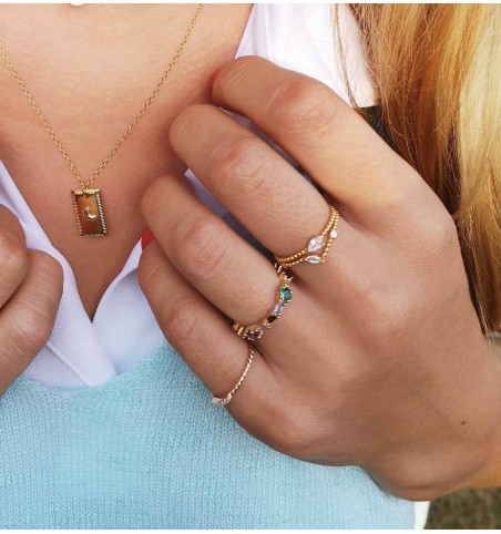 ANILLO HEBE GOLD | Bymarta.es