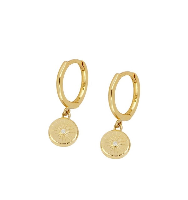 EARRING KALA HOOPS GOLD | Bymarta.es