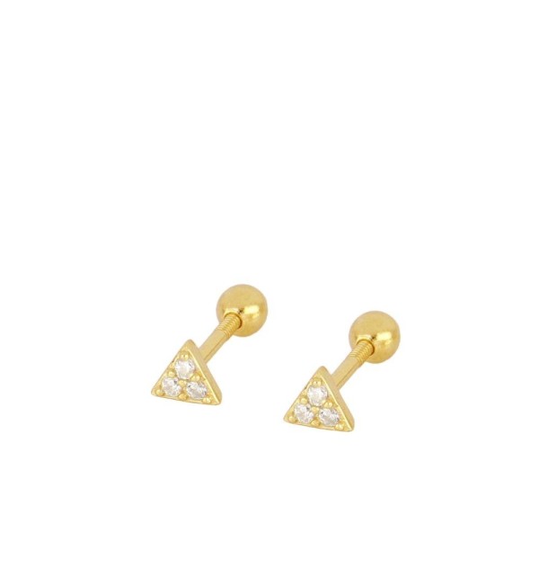 EARRING NEBET PIERCING GOLD | Bymarta.es