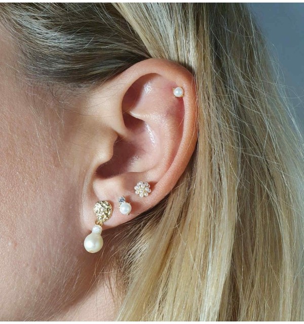 PENDIENTE DULCE MINI GOLD | Bymarta.es