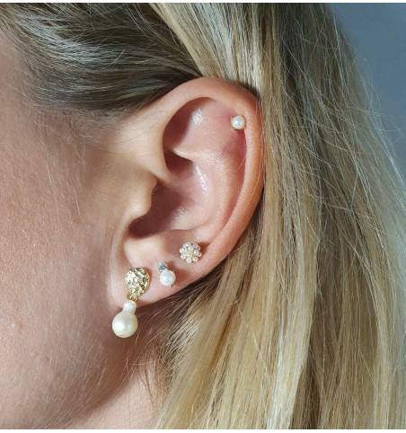 PENDIENTE DULCE MINI GOLD | Bymarta.es