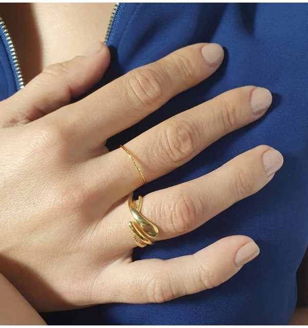 ANILLO TUYI GOLD | Bymarta.es