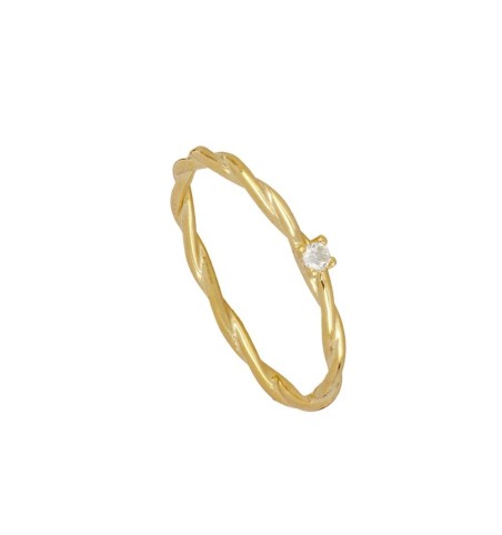 ANILLO KYLIE GOLD | Bymarta.es