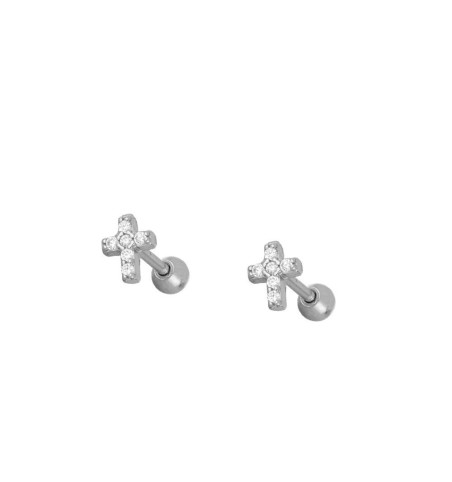 EARRING NAZARET PIERCING SILVER | Bymarta.es
