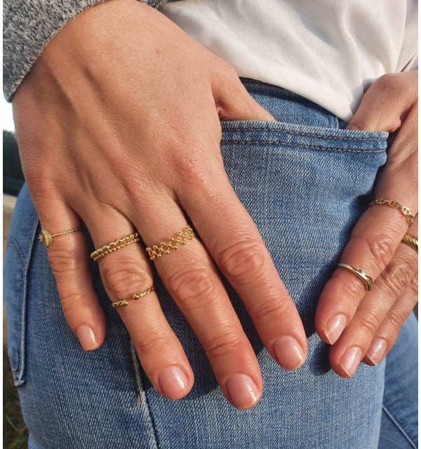 ANILLO NOOR GOLD | Bymarta.es