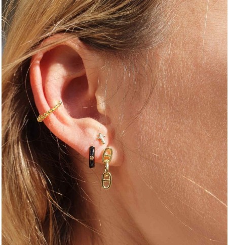 EAR CUFF SPRING GOLD | Bymarta.es