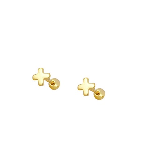 PENDIENTE EXIS PIERCING GOLD | Bymarta.es